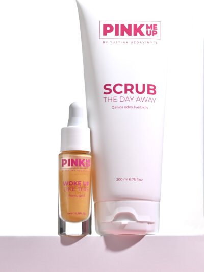 „Woke up like this” + „Scrub the day away”